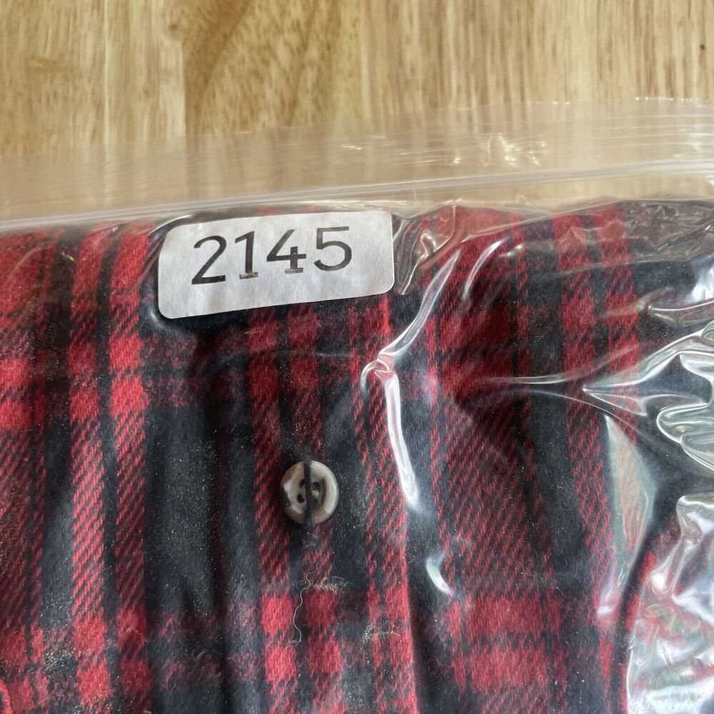 American Spirit Vintage Flannel Shirt‎ Buffalo Plaid Lumberjack USA Made Mens XL - Picture 6 of 6